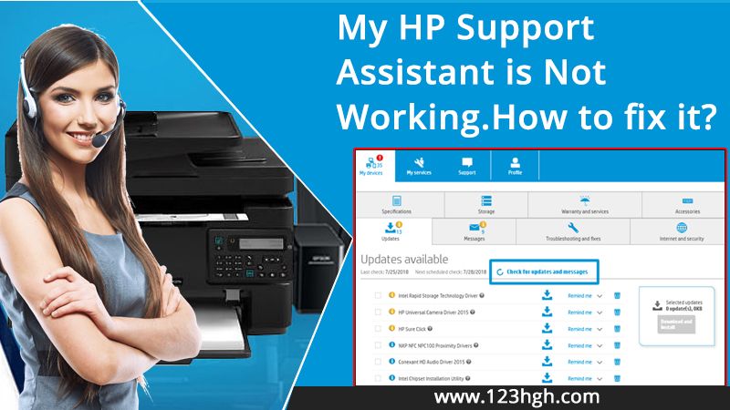 uninstall HP support assistant