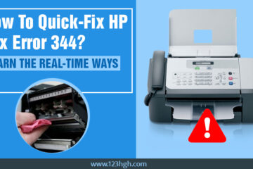 HP Fax error 344