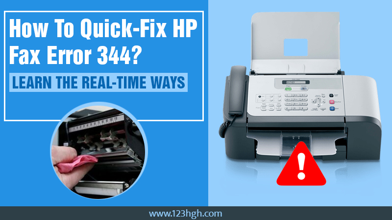 HP Fax error 344