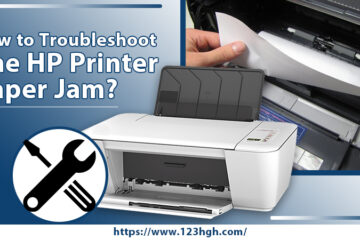 HP printer paper jam error