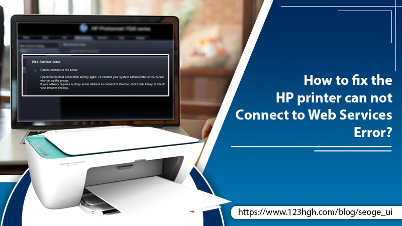 HP printer can not connect to Web Services